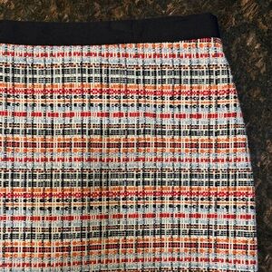 Talbots Vibrant Tweed Pencil Skirt